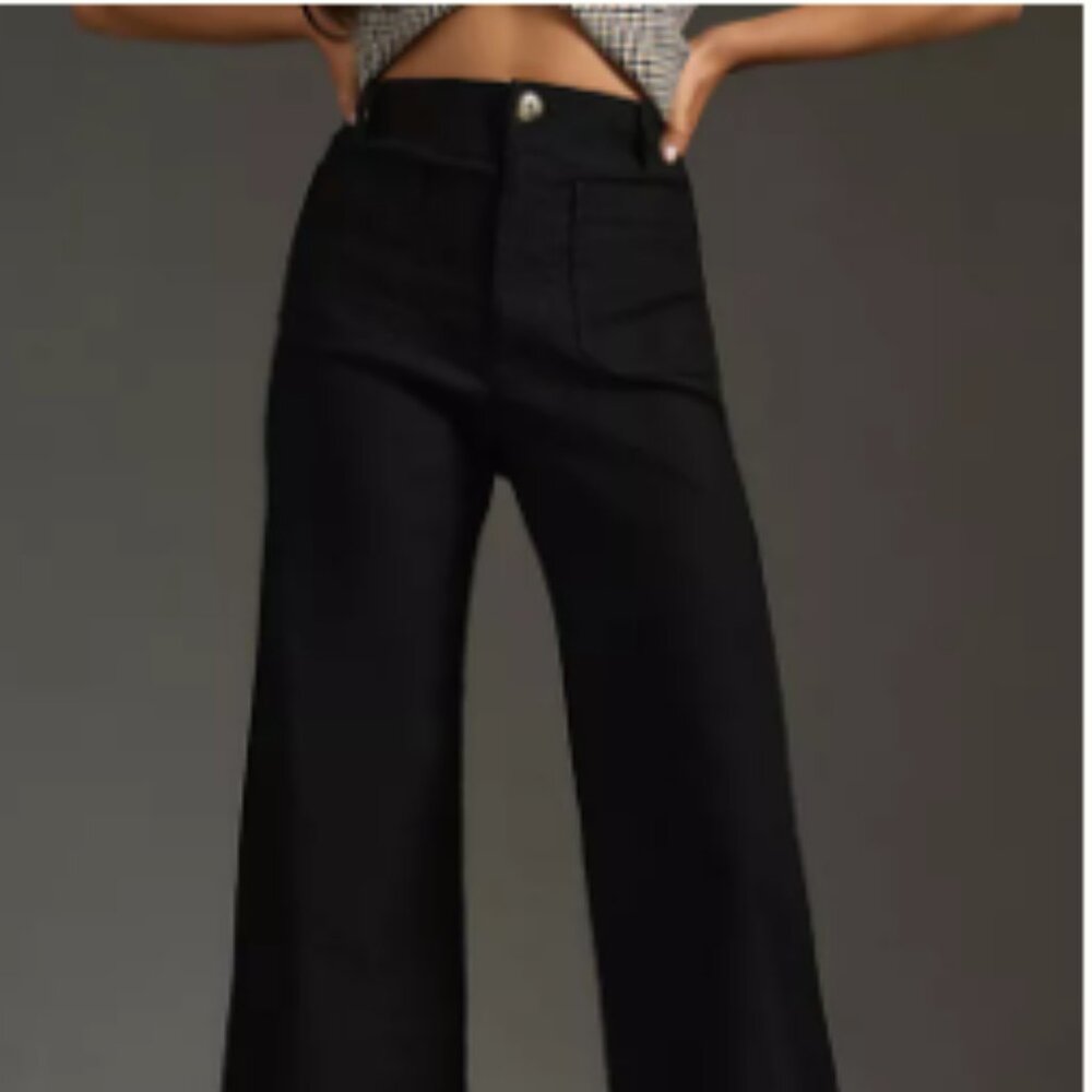 Anthopologie Collette Pants Black